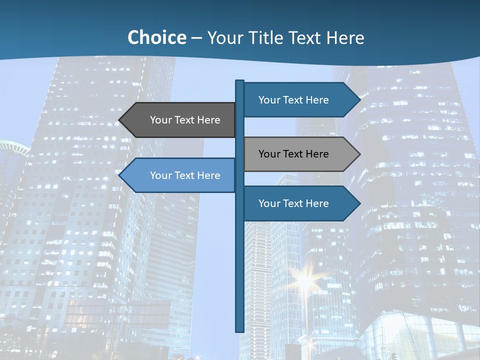 Shanghai Highway Motorway PowerPoint Template