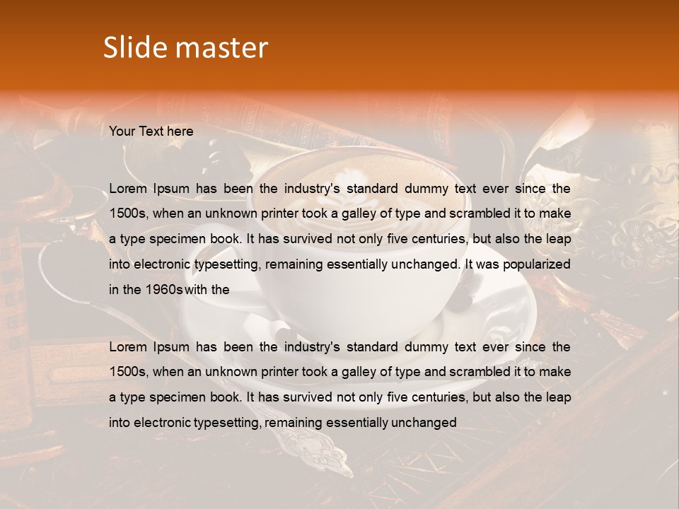 Nahaufnahme Art Barista PowerPoint Template