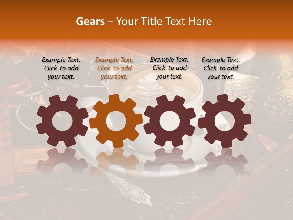 Nahaufnahme Art Barista PowerPoint Template