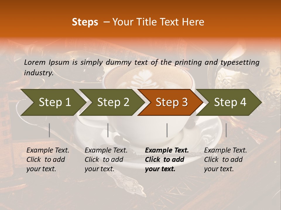 Nahaufnahme Art Barista PowerPoint Template