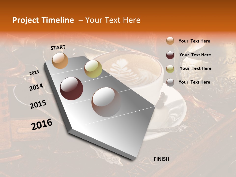 Nahaufnahme Art Barista PowerPoint Template