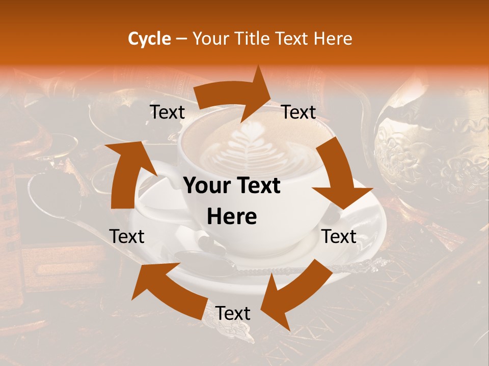 Nahaufnahme Art Barista PowerPoint Template
