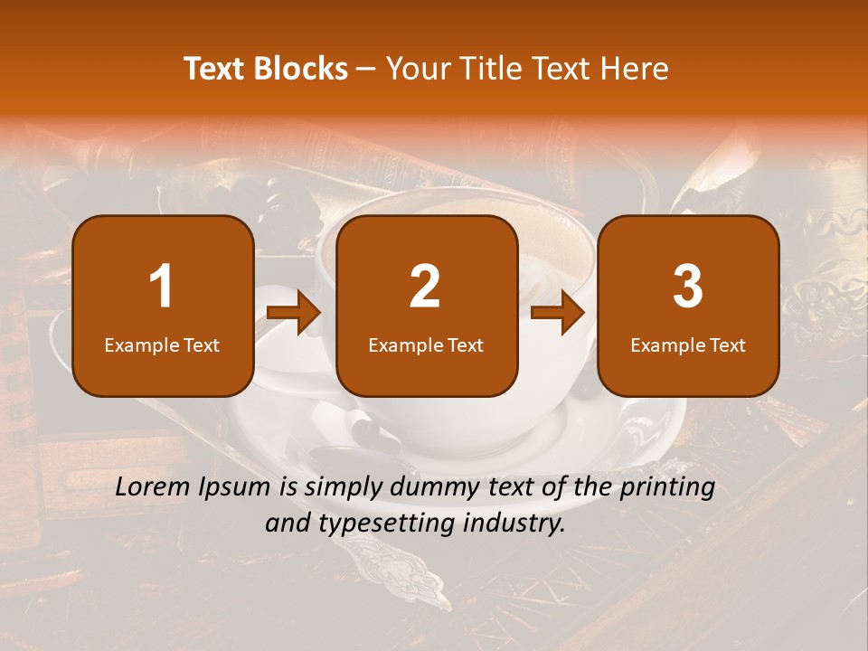 Nahaufnahme Art Barista PowerPoint Template