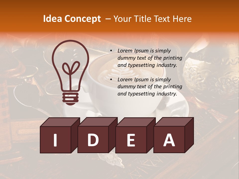 Nahaufnahme Art Barista PowerPoint Template