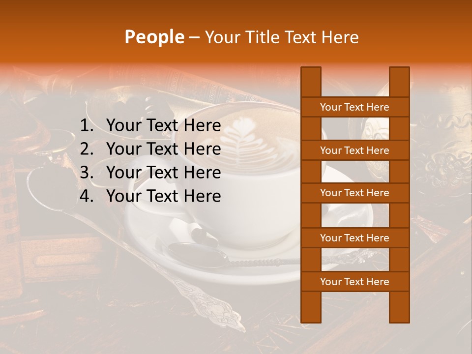Nahaufnahme Art Barista PowerPoint Template