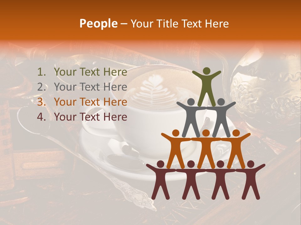 Nahaufnahme Art Barista PowerPoint Template