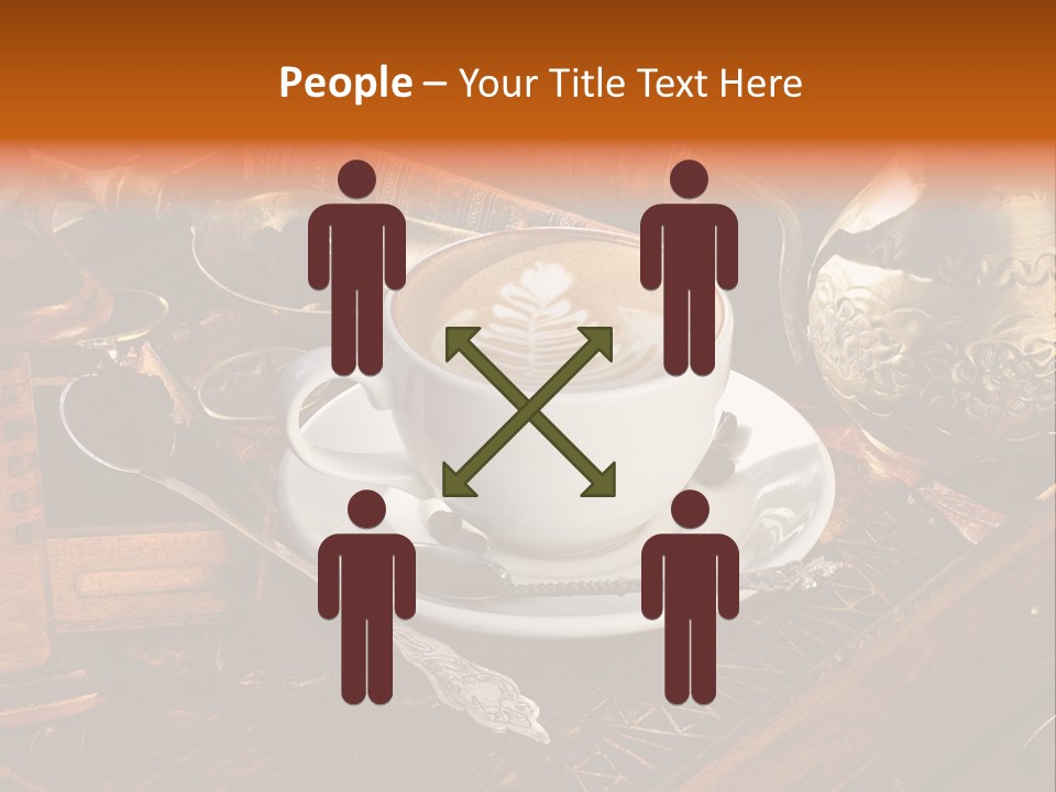 Nahaufnahme Art Barista PowerPoint Template