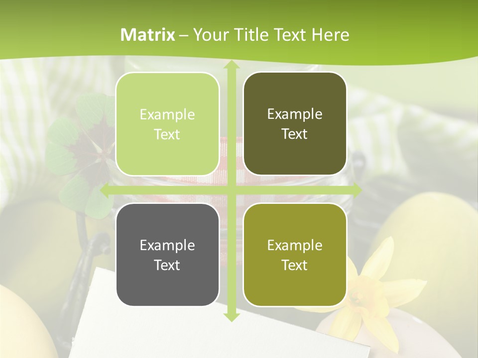 Text Dekoration Osterdeko PowerPoint Template