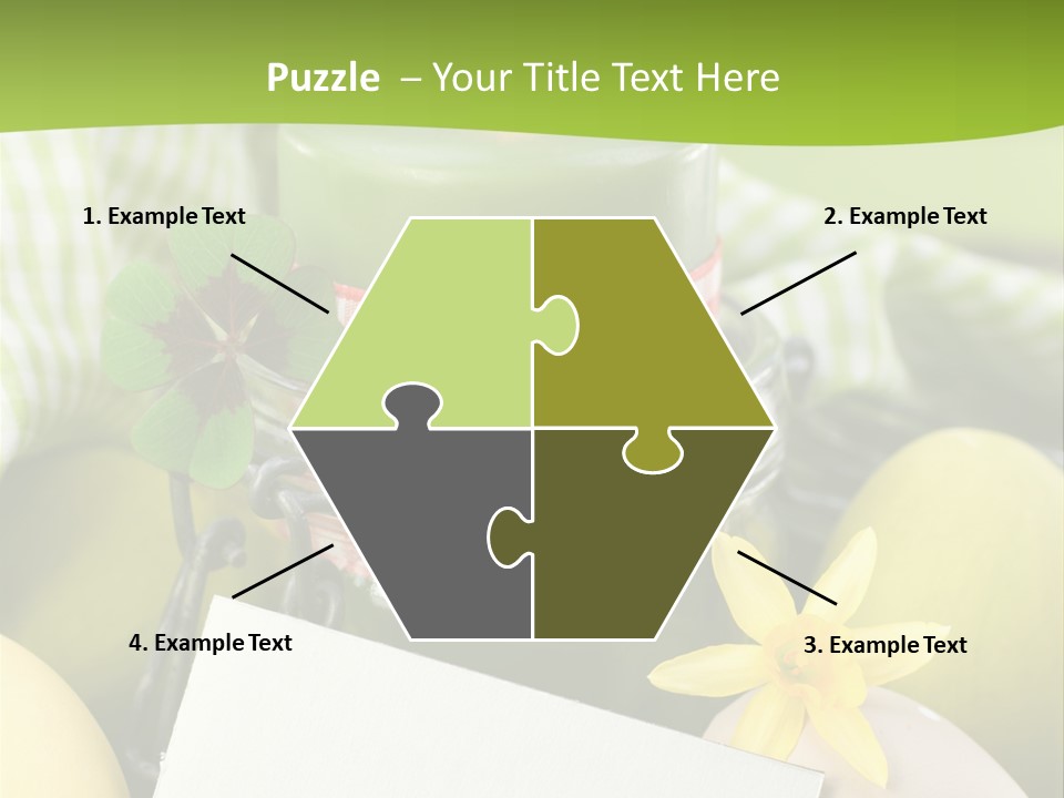 Text Dekoration Osterdeko PowerPoint Template