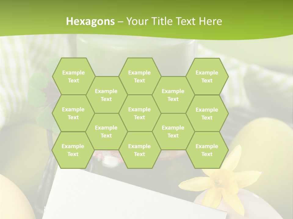 Text Dekoration Osterdeko PowerPoint Template