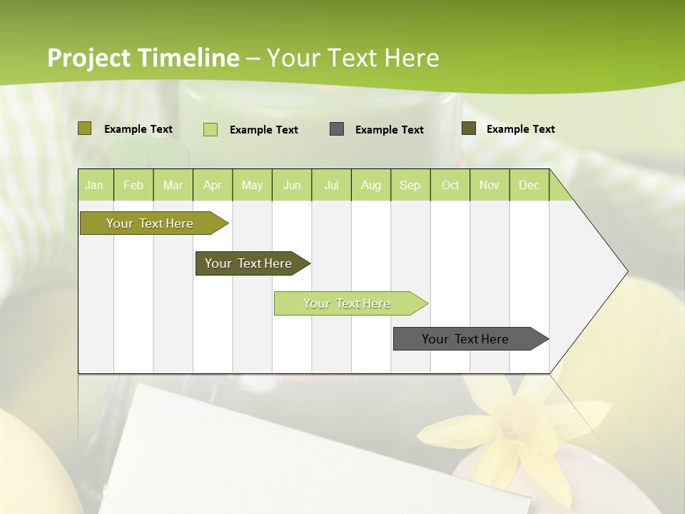 Text Dekoration Osterdeko PowerPoint Template