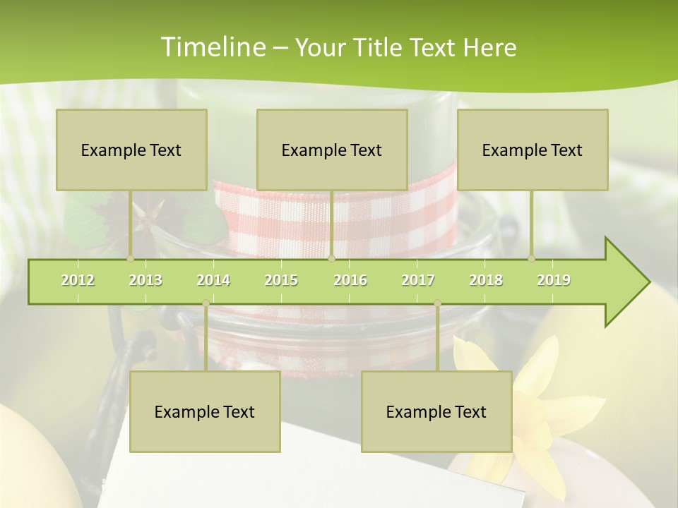 Text Dekoration Osterdeko PowerPoint Template