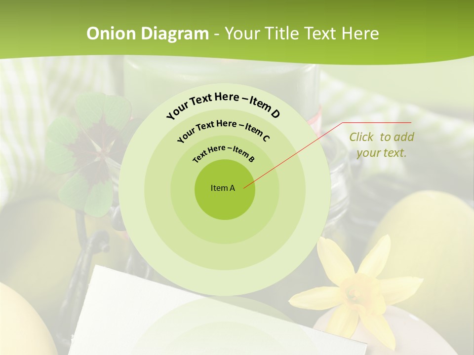 Text Dekoration Osterdeko PowerPoint Template