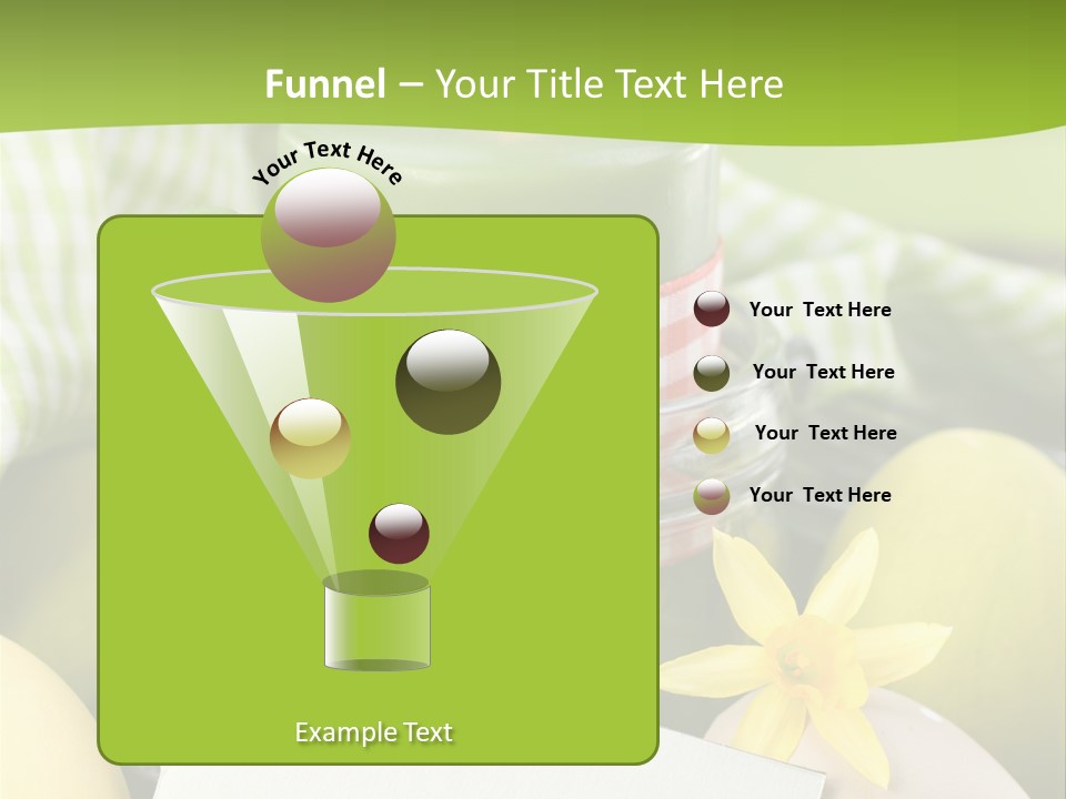 Text Dekoration Osterdeko PowerPoint Template