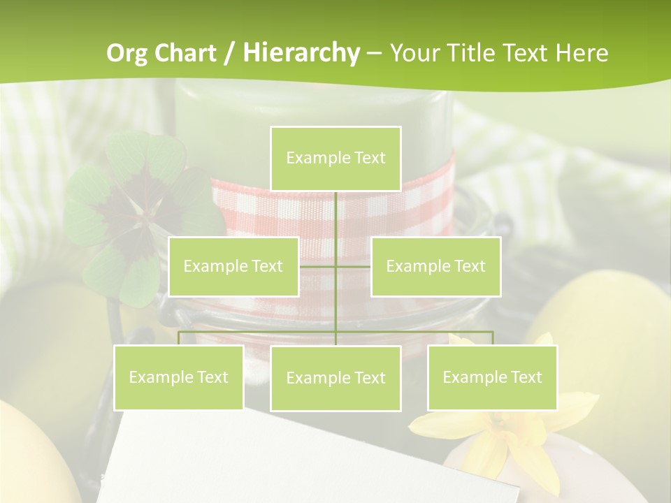 Text Dekoration Osterdeko PowerPoint Template