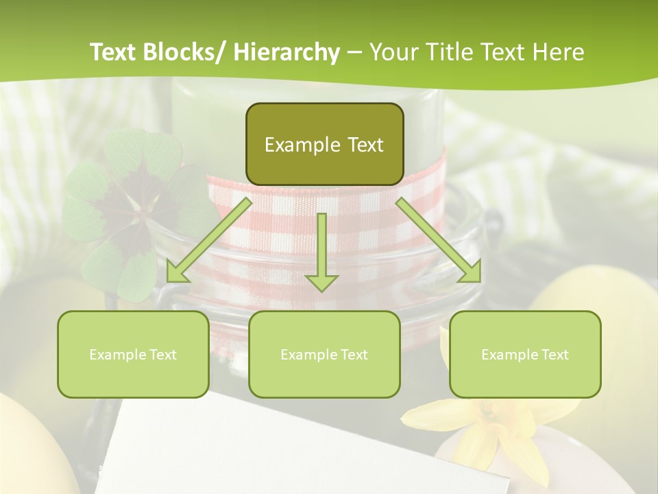 Text Dekoration Osterdeko PowerPoint Template