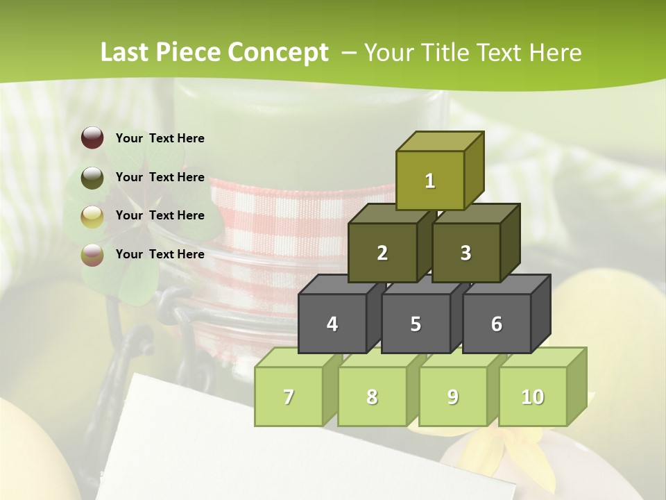 Text Dekoration Osterdeko PowerPoint Template