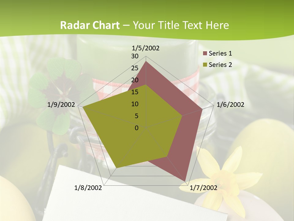 Text Dekoration Osterdeko PowerPoint Template