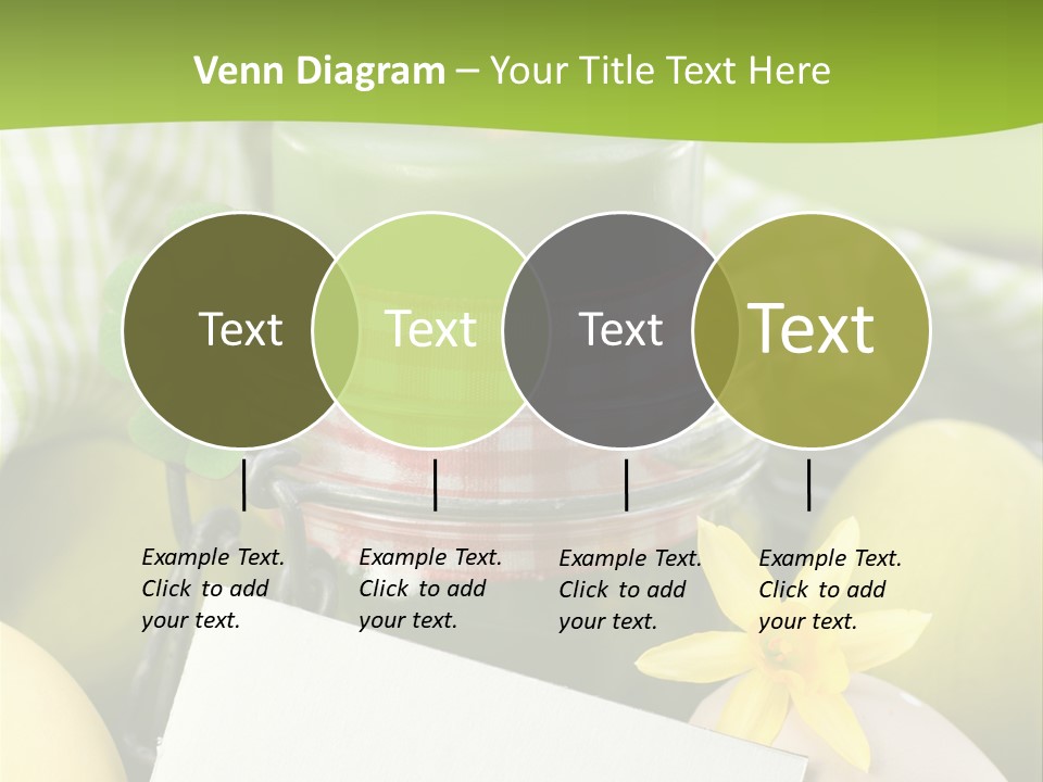 Text Dekoration Osterdeko PowerPoint Template