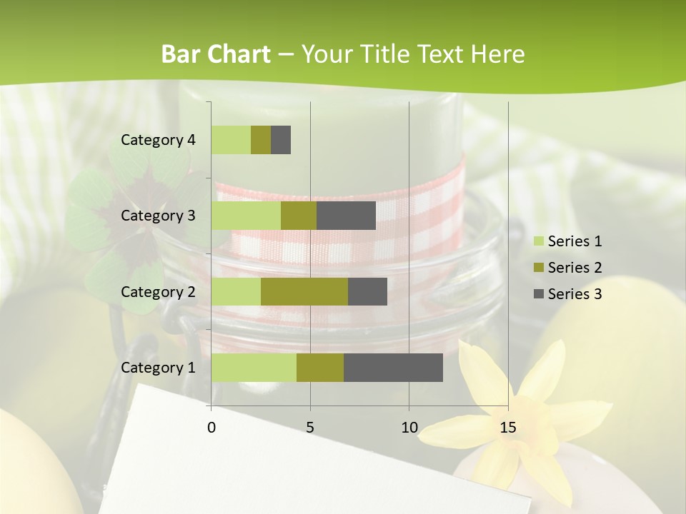 Text Dekoration Osterdeko PowerPoint Template