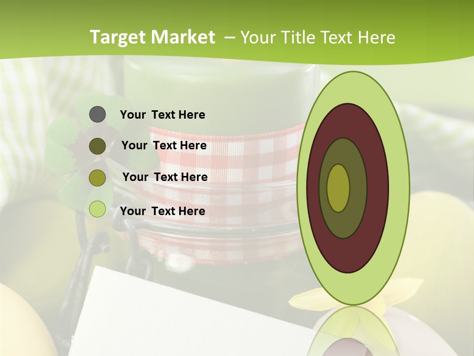 Text Dekoration Osterdeko PowerPoint Template