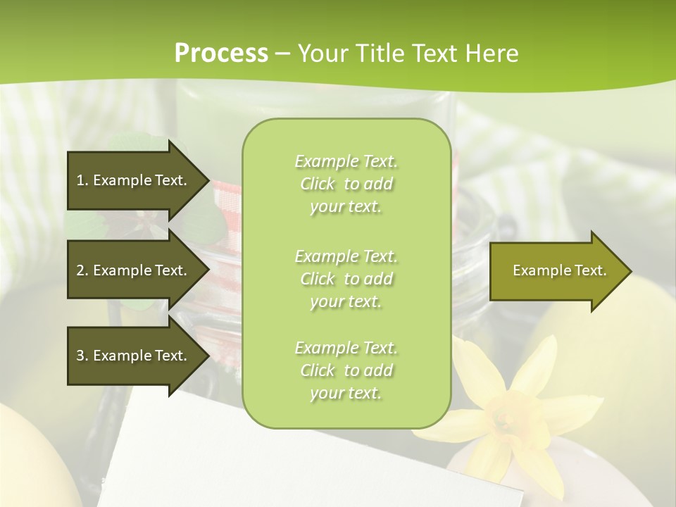 Text Dekoration Osterdeko PowerPoint Template