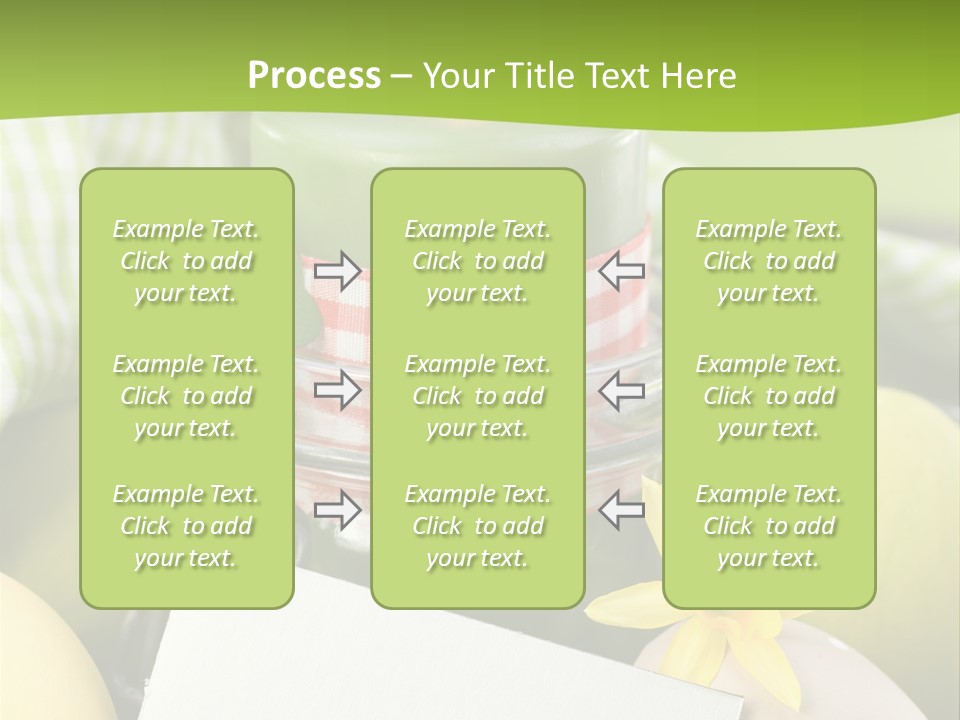 Text Dekoration Osterdeko PowerPoint Template