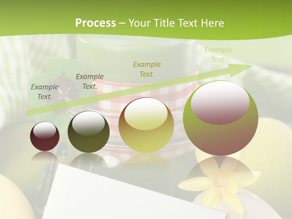 Text Dekoration Osterdeko PowerPoint Template