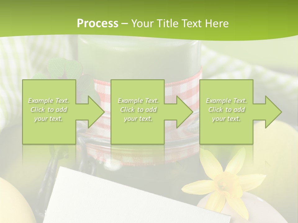 Text Dekoration Osterdeko PowerPoint Template