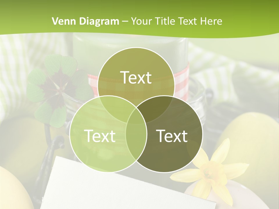 Text Dekoration Osterdeko PowerPoint Template