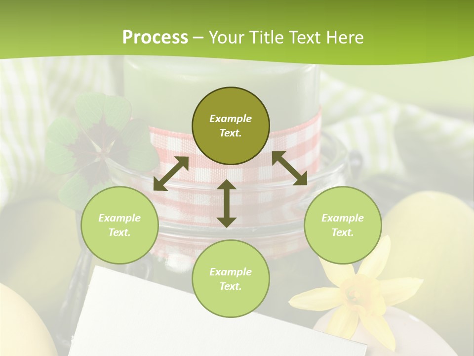 Text Dekoration Osterdeko PowerPoint Template