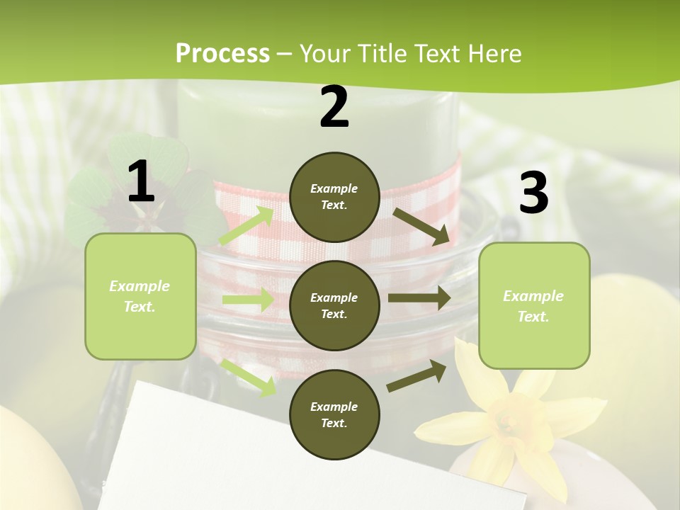 Text Dekoration Osterdeko PowerPoint Template