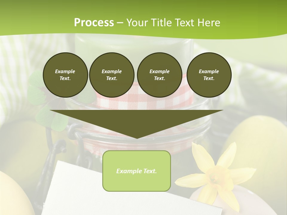 Text Dekoration Osterdeko PowerPoint Template