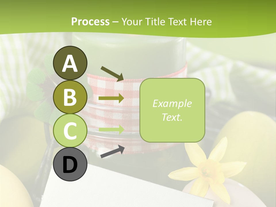 Text Dekoration Osterdeko PowerPoint Template