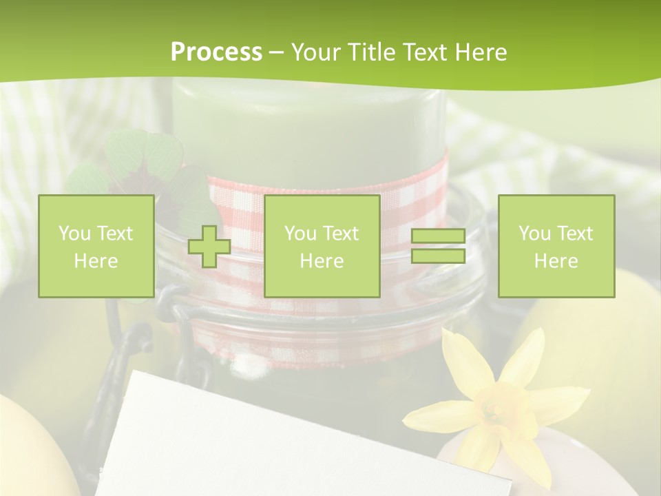 Text Dekoration Osterdeko PowerPoint Template