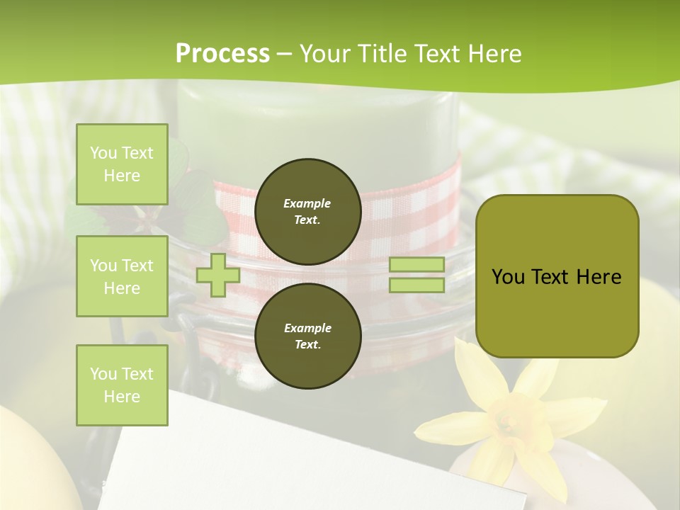 Text Dekoration Osterdeko PowerPoint Template