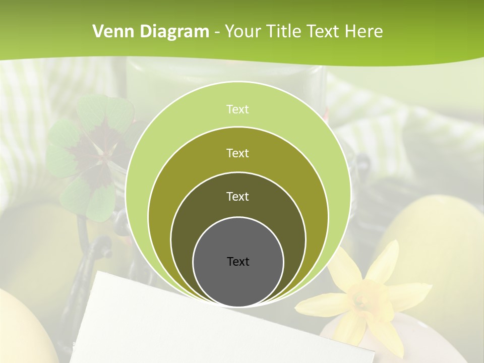 Text Dekoration Osterdeko PowerPoint Template