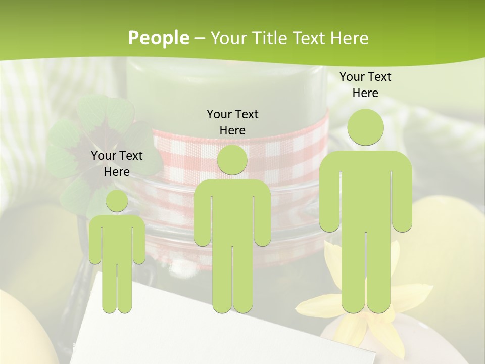 Text Dekoration Osterdeko PowerPoint Template