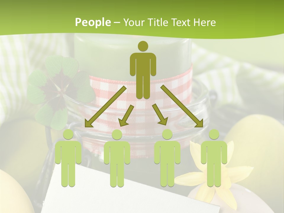 Text Dekoration Osterdeko PowerPoint Template