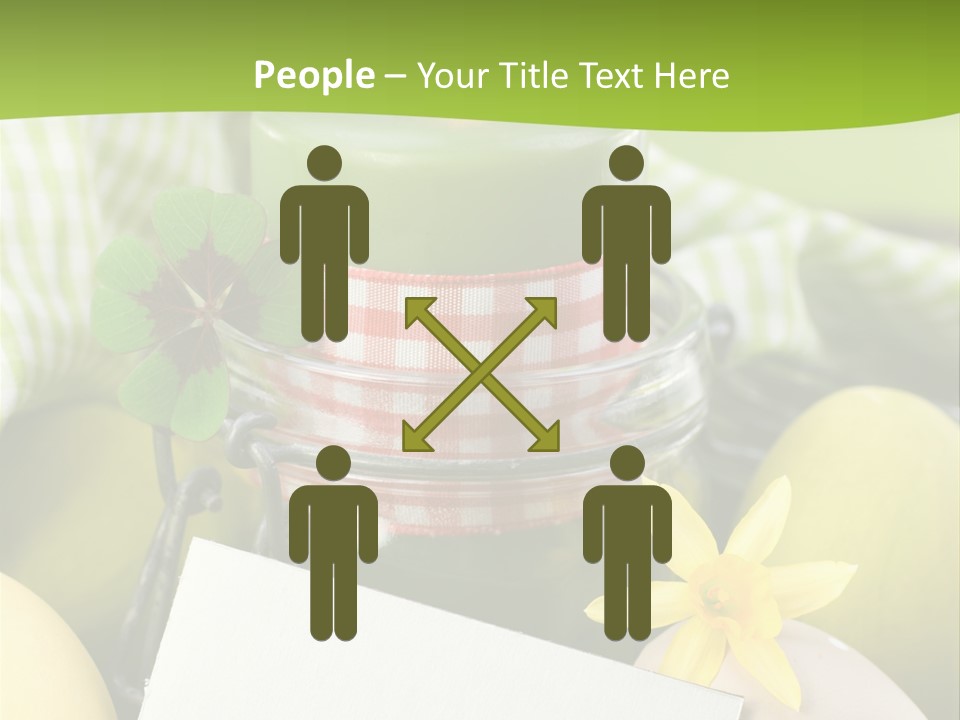 Text Dekoration Osterdeko PowerPoint Template