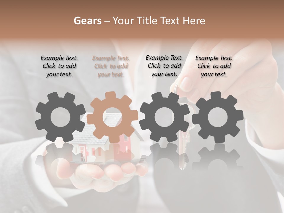 Anbieten Wohngeb Einzug PowerPoint Template