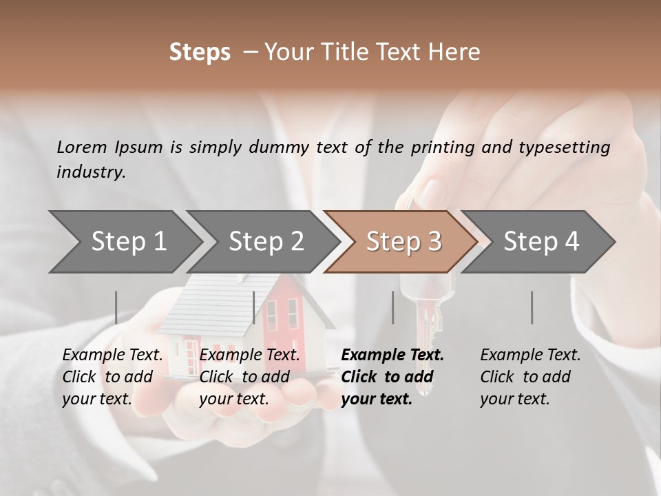 Anbieten Wohngeb Einzug PowerPoint Template