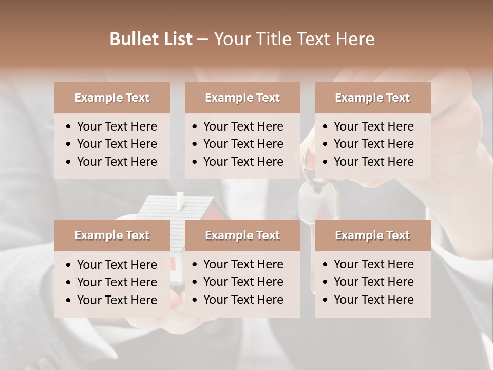 Anbieten Wohngeb Einzug PowerPoint Template