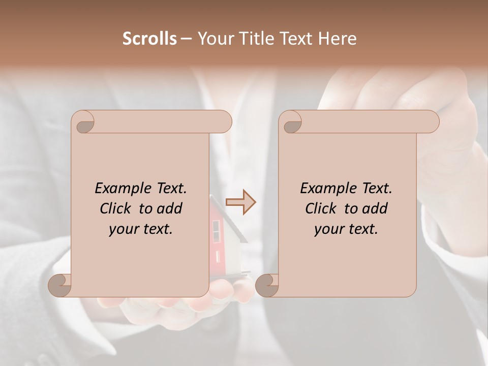 Anbieten Wohngeb Einzug PowerPoint Template