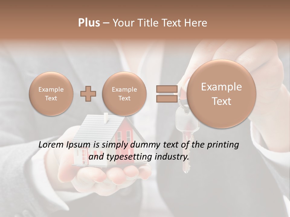 Anbieten Wohngeb Einzug PowerPoint Template