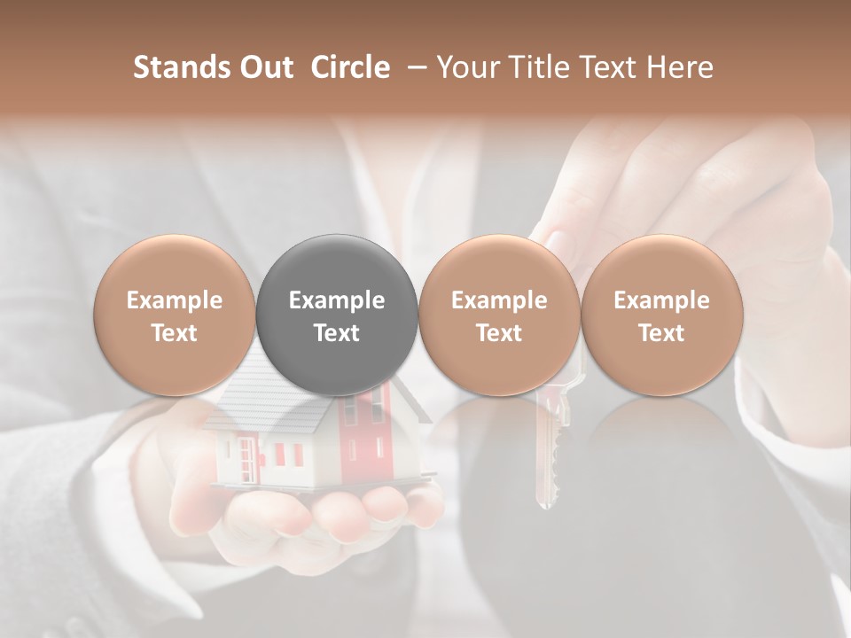 Anbieten Wohngeb Einzug PowerPoint Template