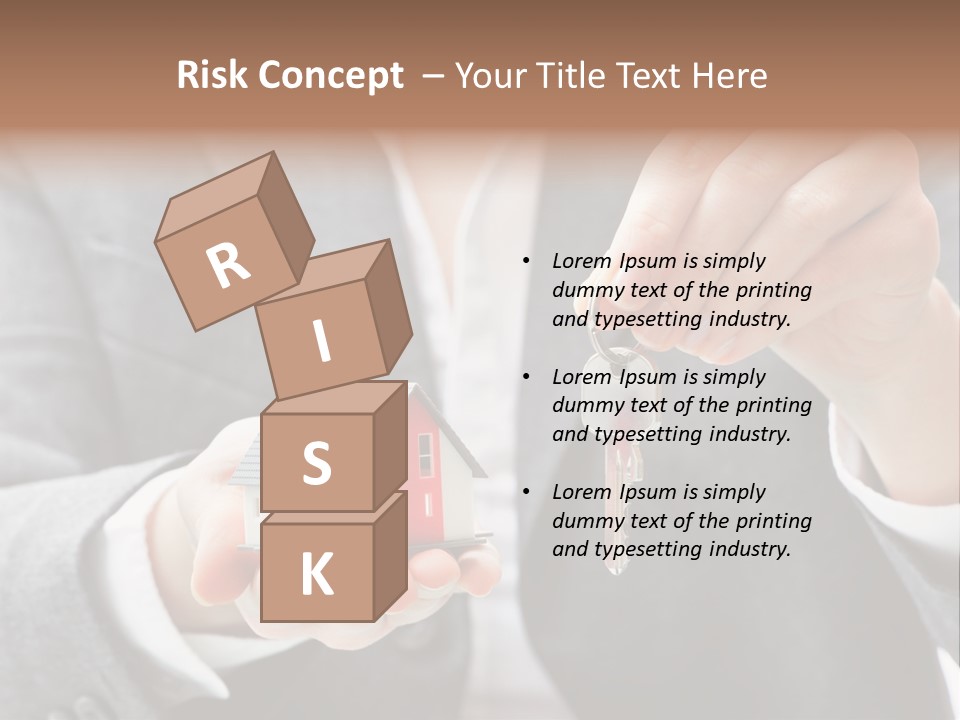 Anbieten Wohngeb Einzug PowerPoint Template