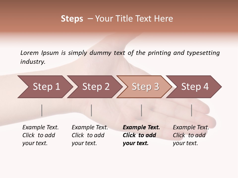 Gesture Greeting Business Sing PowerPoint Template