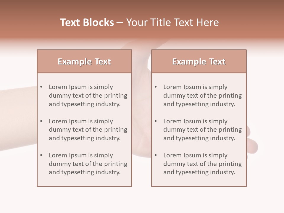 Gesture Greeting Business Sing PowerPoint Template