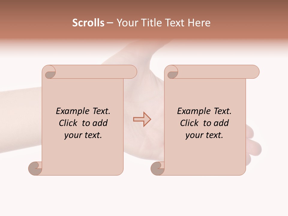 Gesture Greeting Business Sing PowerPoint Template